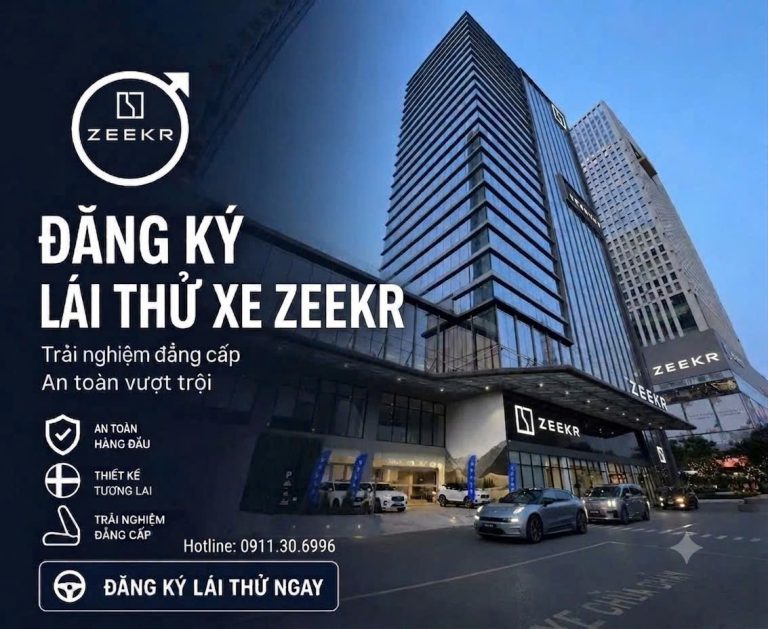 Đăng ký lái thử xe Zeekr