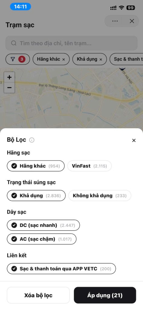 Tìm kiếm Trạm sạc cho xe Zeekr
