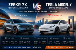 Zeekr 7X vs Tesla Model Y: So sánh chi tiết 2026
