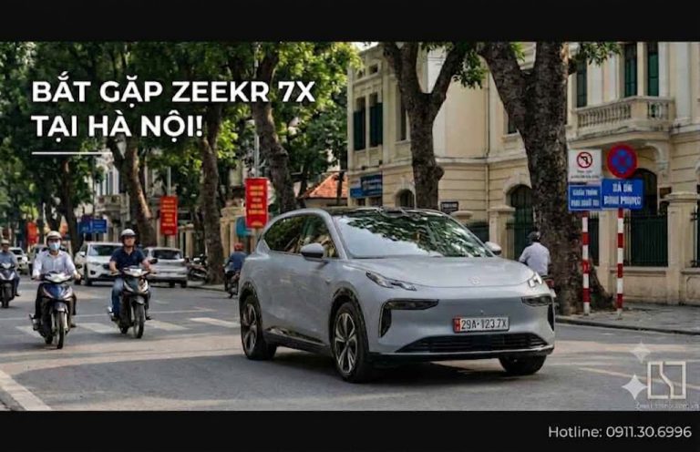 Zeekr 7x xuất hiện tại Hà Nội