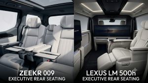 So Sánh Khoang Thương Gia Zeekr 009 Và Lexus LM 500h